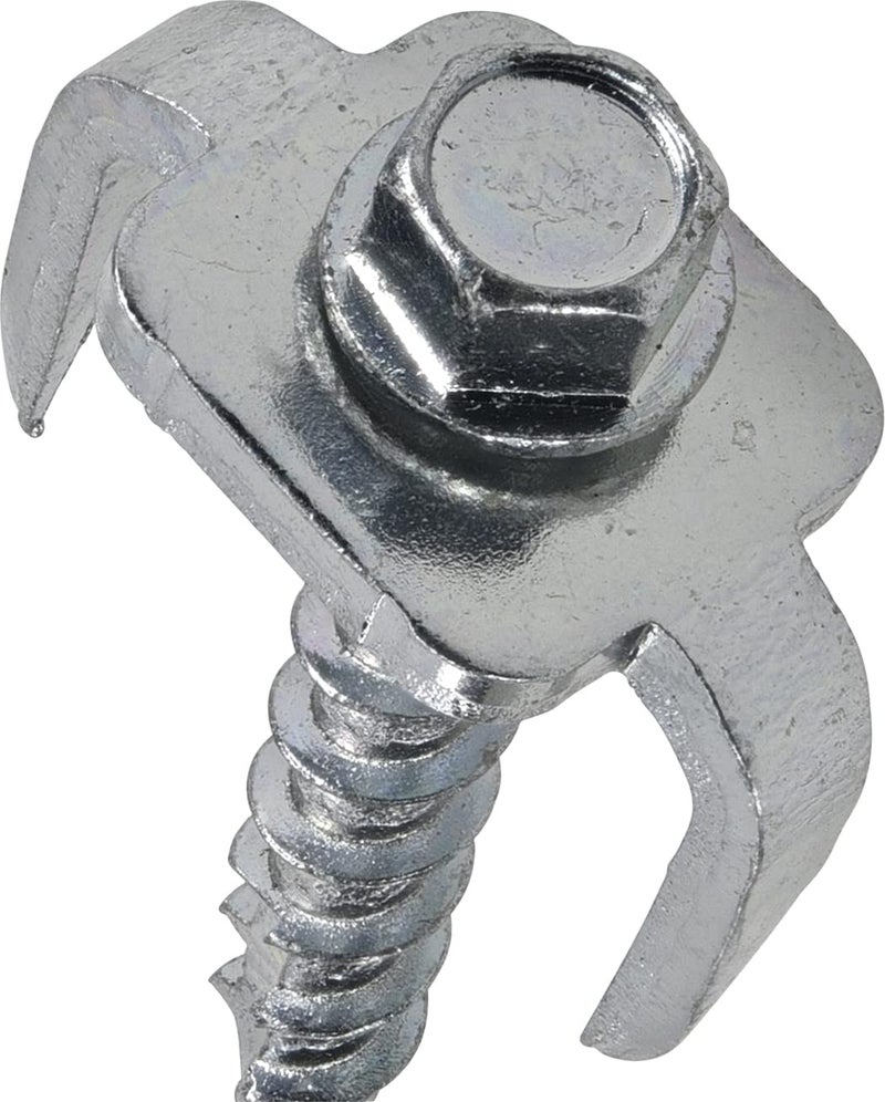 مسامير أعمدة السياج المطلية من الخارج من FAS-N-TITE (#12 × 1-1/2 بوصة) - 175 قطعة، فضي (9976305) - Image 2